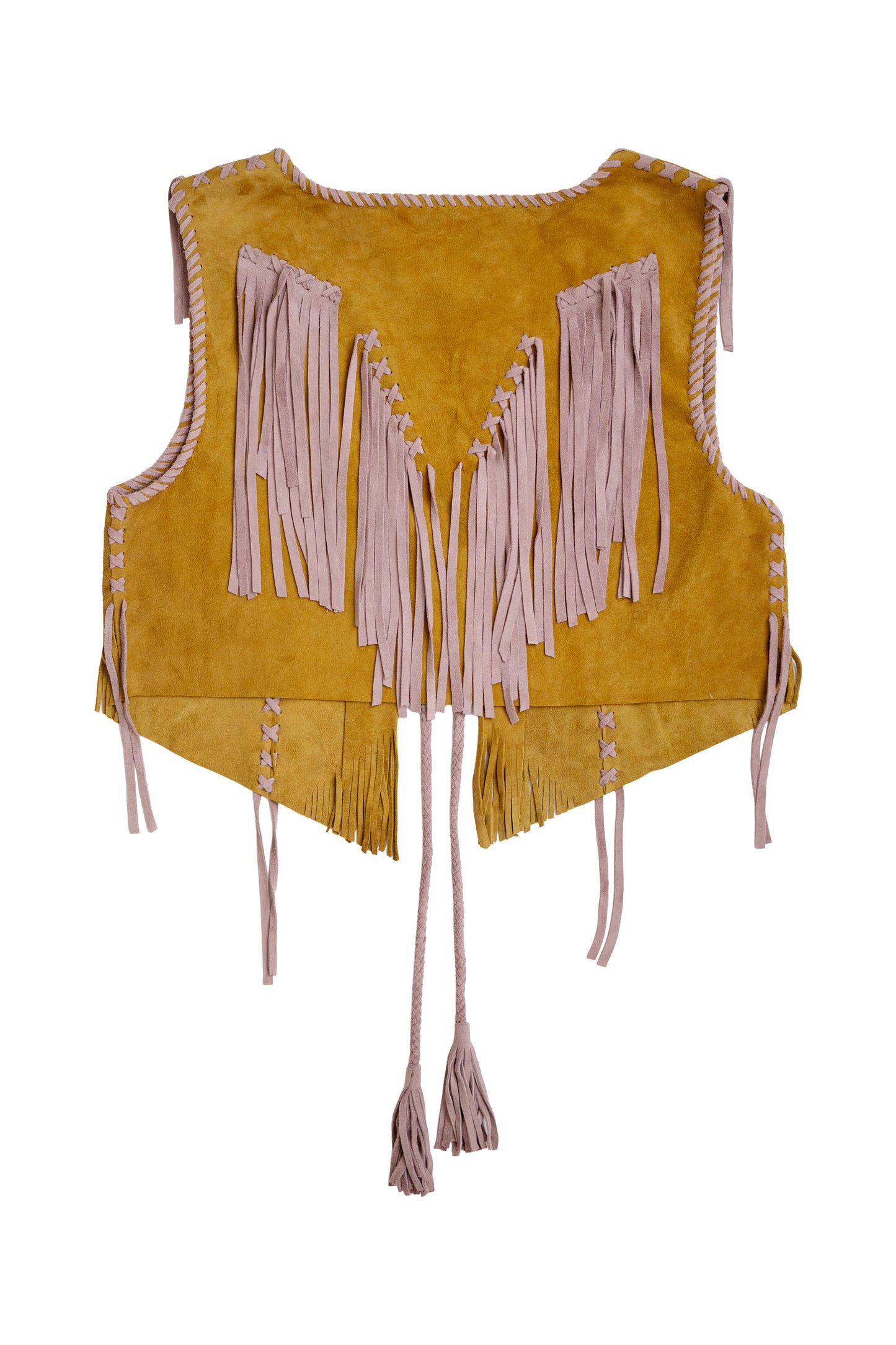 Vest Suede / Mustard