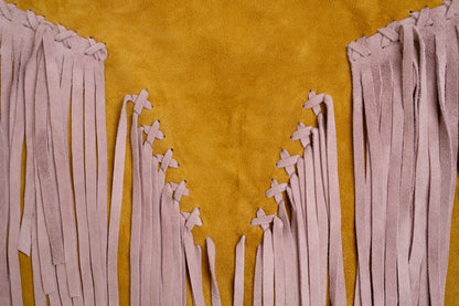 Vest Suede / Mustard