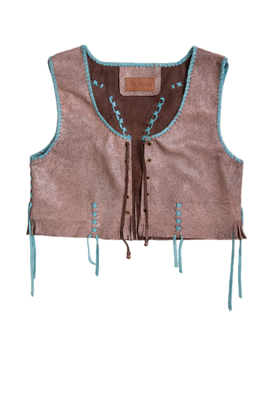 Vest Suede / Cracking pink